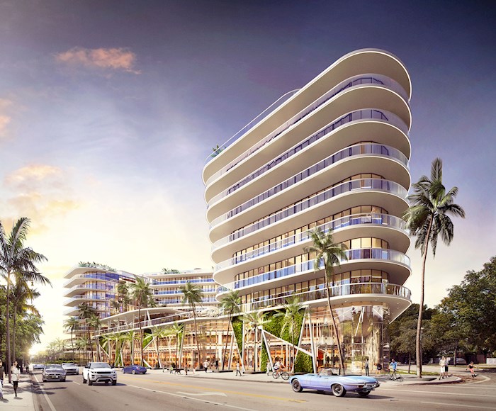 Amazing design of the Boulevard 57 Exclusive Residences in Miami, Florida