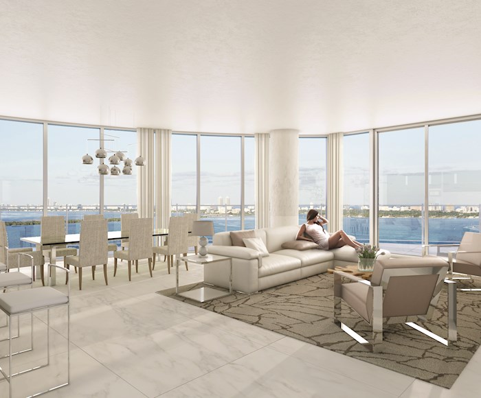 Modern interior Aria on the Bay