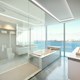 Calming beauty of the Aria on the Bay rooms