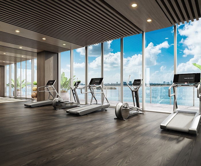 Work out in the sky in Elysee Miami