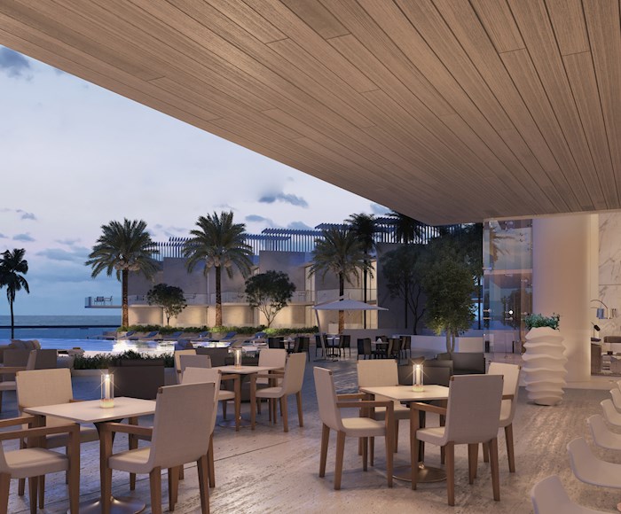 Terrace of the Turnberry Ocean Club