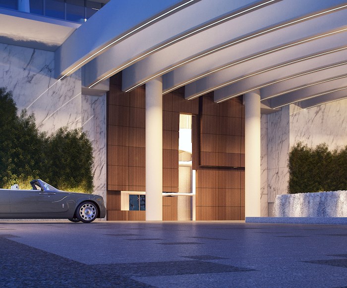 Entrance of the Turnberry Ocean Club