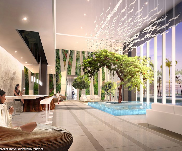 Green luxury in the Paramount Miami Worldcenter