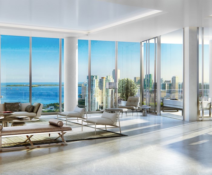 Calming environment in the Paramount Miami Worldcenter