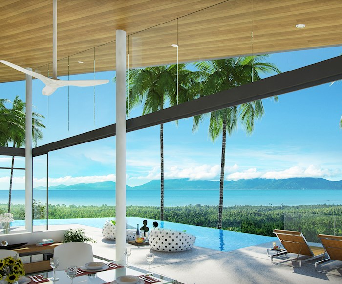 Private Pool Penthouses in Azur Villas in Thailand for sale