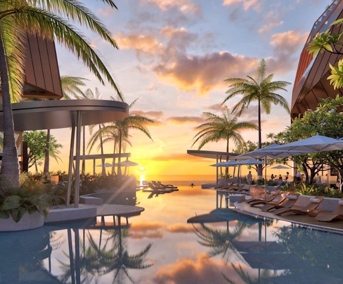 Jewel Luxury Residences by night