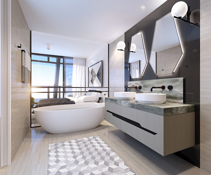 Bathroom in the Jewel Luxury Residences