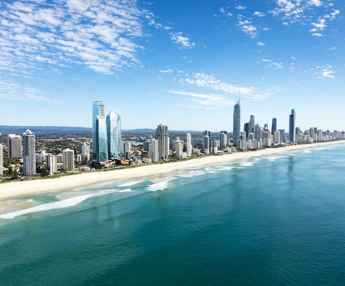 Crystal clear waters at the Jewel Luxury Residences