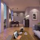 Living room in X1 Media City Tower 3: a buy-to-let possibility in Manchester