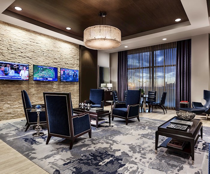 A great hall in the The Avenue Collection 1200 Condominium