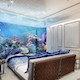 Bedroom in the Floating Seahorse retreat home in Dubai